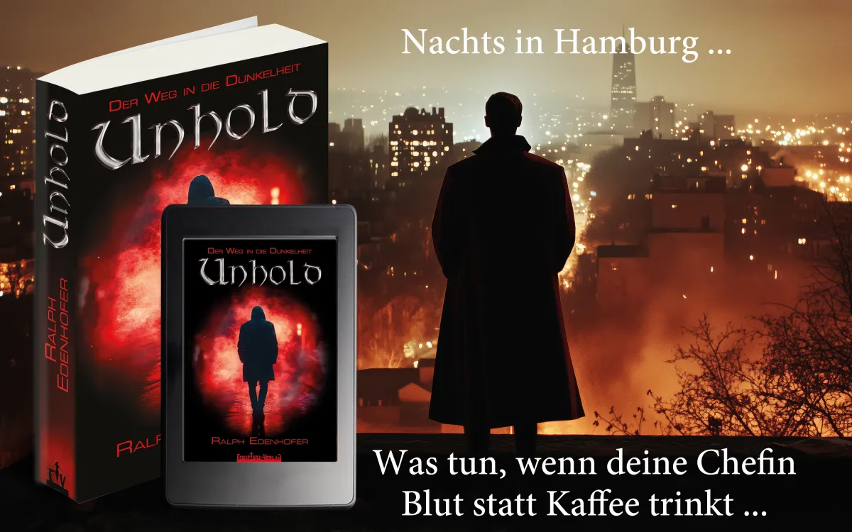 Von der Kampfzone ins Vampirnest – Hannos zweiter Krieg beginnt (© Feuertanz-Verlag; Veronika Aretz unter Verwendung von Stock-adobe-Bilder)