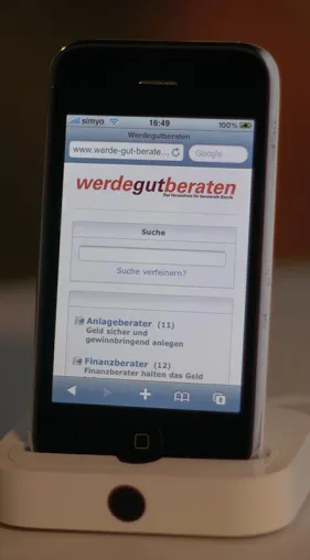Es muss nicht immer eine App sein - Neues Beraterportal mit Umkreissuche Bild: Es muss nicht immer eine App sein - Neues Beraterportal mit Umkreissuche