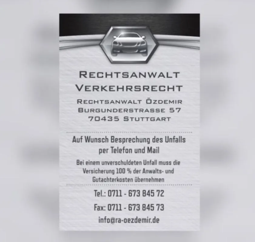 Anwalt Verkehrsrecht