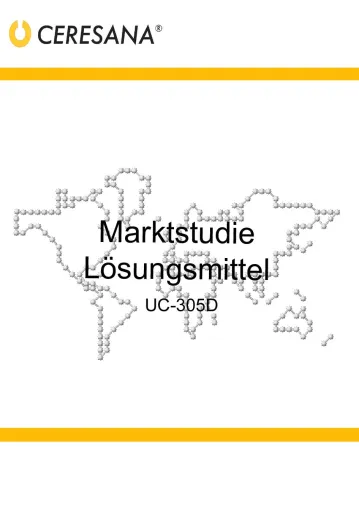 Bild: CERESANA stellt aktuelle Marktstudie über Lösungsmittel fertig