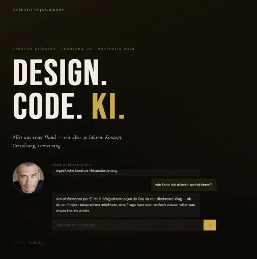 Bild: Wenn der Designer selbst antwortet — rund um die Uhr