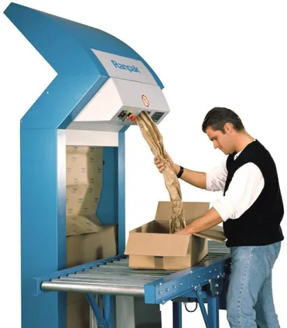 Vielseitiges Papierfüllsystem zum Auffüllen von Hohlräumen Bild: Vielseitiges Papierfüllsystem zum Auffüllen von Hohlräumen