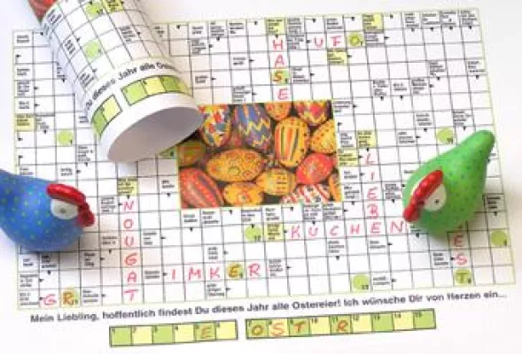 Bild: Erst finden dann rätseln - pfiffige Geschenkidee fürs Osternest
