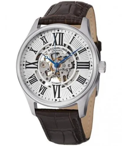 Stuhrling Original Atrium Automatic Skeleton Dial 747.01 Mens Watch Bild: Stuhrling Original Atrium Automatic Skeleton Dial 747.01 Mens Watch