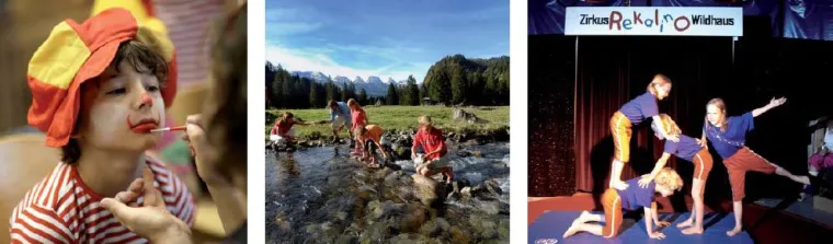 Das akrobatischste Reka-Feriendorf: Zirkusluft schnuppern in Wildhaus Bild: Das akrobatischste Reka-Feriendorf: Zirkusluft schnuppern in Wildhaus