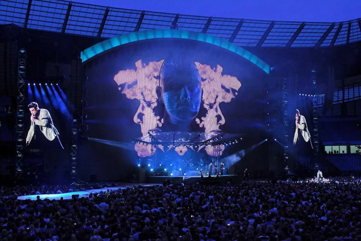 Robbie Williams auf seiner