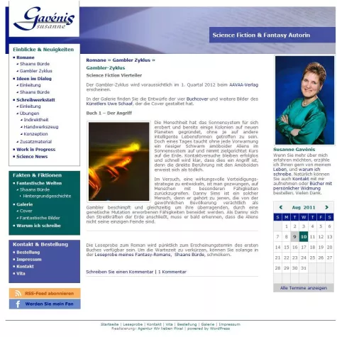 Bild: Science-Fiction- und Fantasy-Autorin Susanne Gavénis startet Online-Schreibwerkstatt