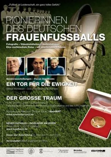 Bild: Frauen-Fussball WM in Kanada: Multimedia-Ausstellung "Pionierinnen des deutschen Frauenfußballs" in Ingelheim