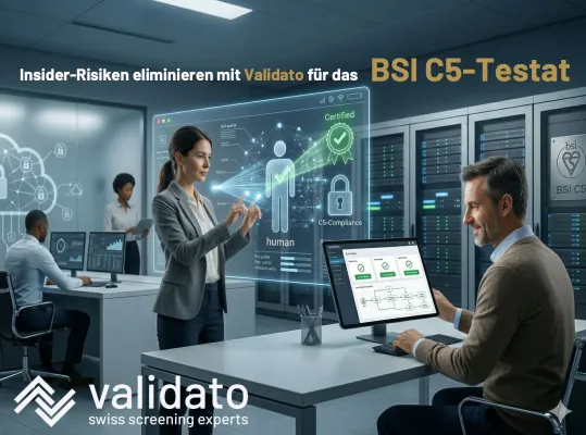 Bild: BSI C5-Personalsicherheit meistern: validato.com automatisiert Background Checks für Cloud-Anbieter 