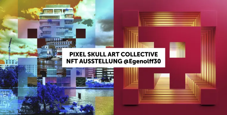 Bild: VERNISSAGE // Pixel Skull Art Collective