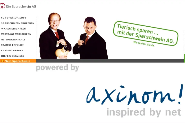 Axinom realisiert eBay-Anbindung für die Sparschwein AG Bild: Axinom realisiert eBay-Anbindung für die Sparschwein AG