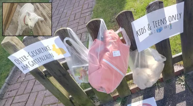 Bild: Oster-Sonntag: Geschenke am GARTENzaun in Reinfeld (Holstein)