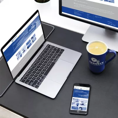 Bild: Neue Wege in der digitalen Kommunikation: Die Website gerweck-gmbh.de ab heute im neuen Look.