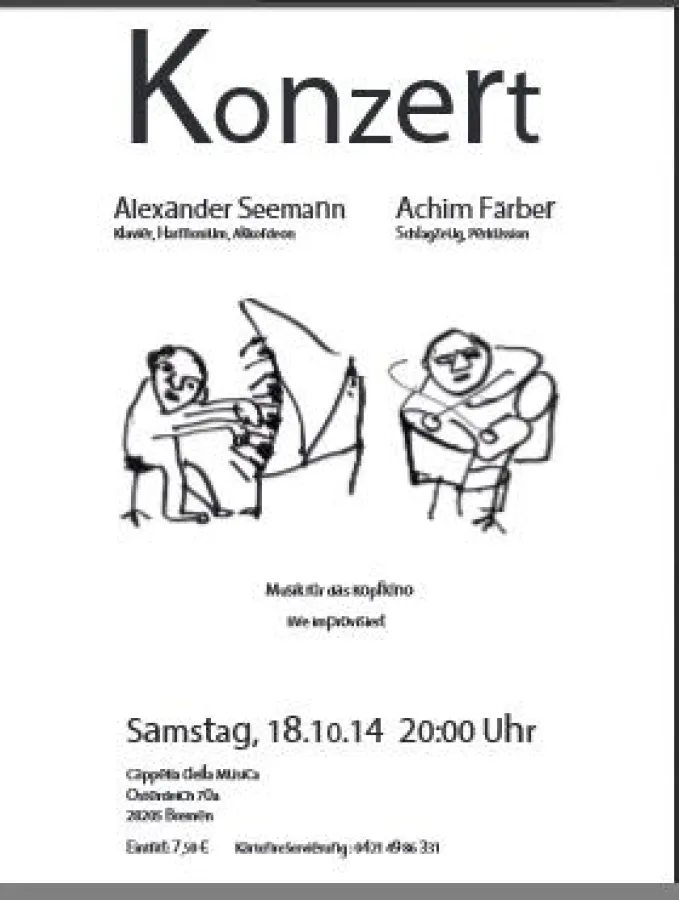 Ein ungewöhnliches Konzert erwartet die Besucher in der Veranstaltungskapelle