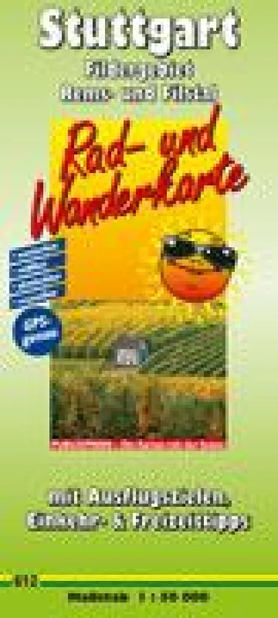 Radwanderkarte Stuttgart