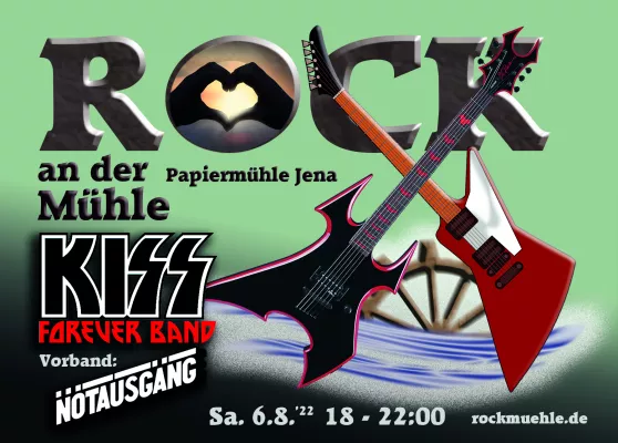 Bild: Rock an der Mühle - Treffen der Generationen (Open Air Konzert), 6.8.2022, Jena