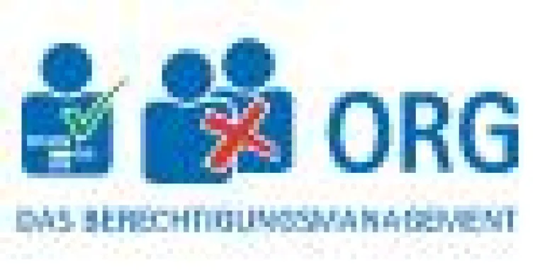 Bild: Kopplung von INTERFLEX und ORG - DAS BERECHTIGUNGSMANAGEMENT