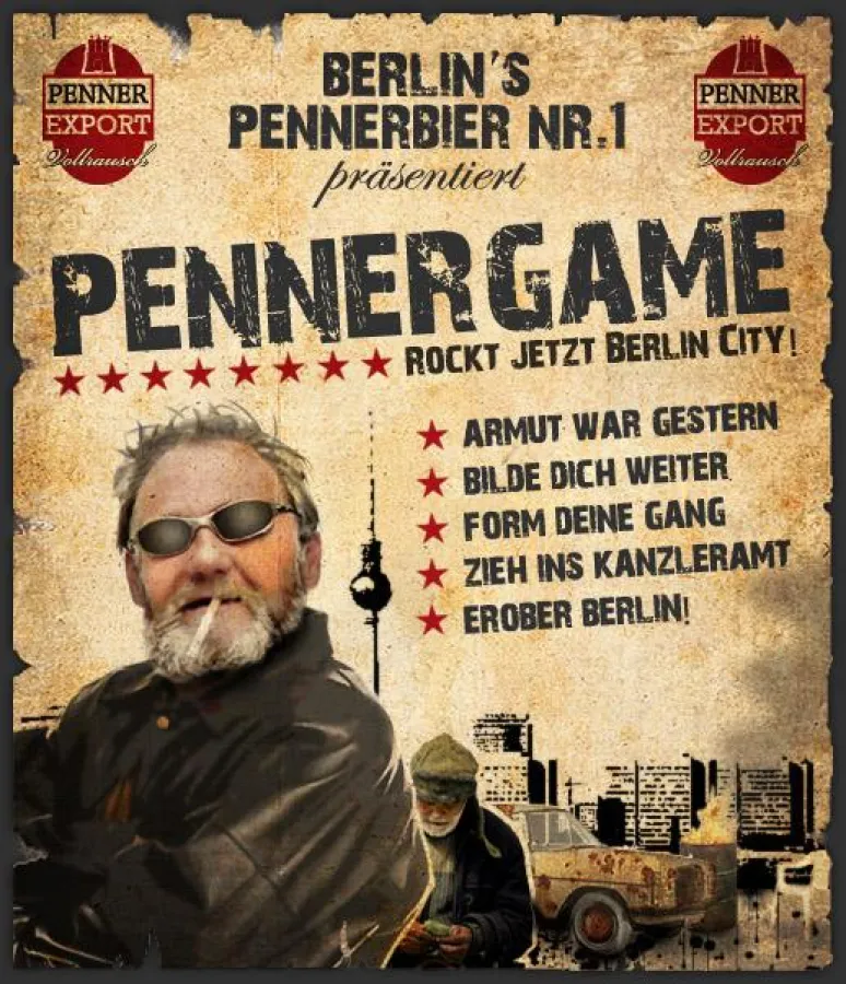 Plakat Berlin-Version Pennergame