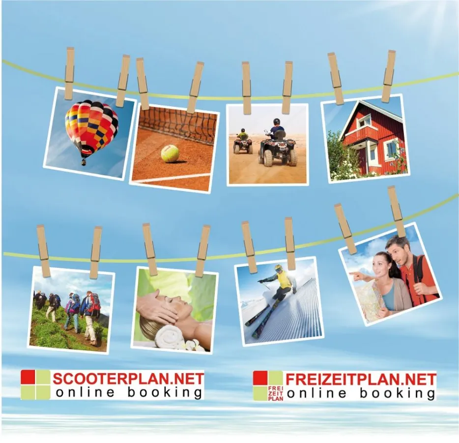 Vermietideen mit der Online-Buchungssoftware FREIZEITPLAN.NET und SCOOTERPLAN.NET