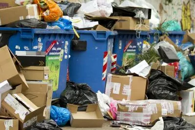 Bild: Sperrmüllverwertung früher und heute - Vergleich