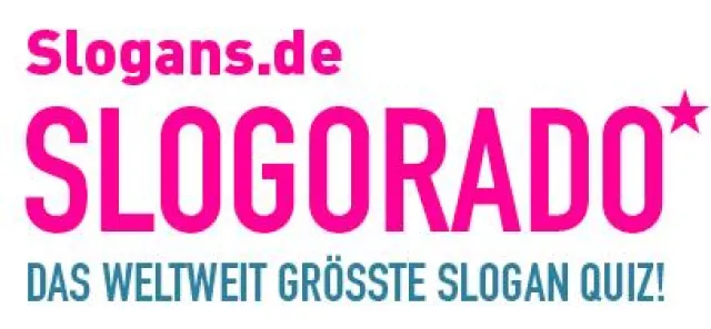 Slogans.de startet weltweit größtes Slogan-Online-Quiz 'Slogorado' Bild: Slogans.de startet weltweit größtes Slogan-Online-Quiz 'Slogorado'