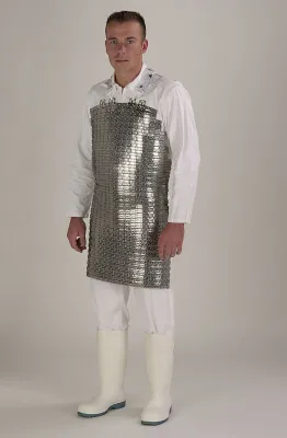 Bild: Sicherer Harnisch für das Zerlegen von Fleisch