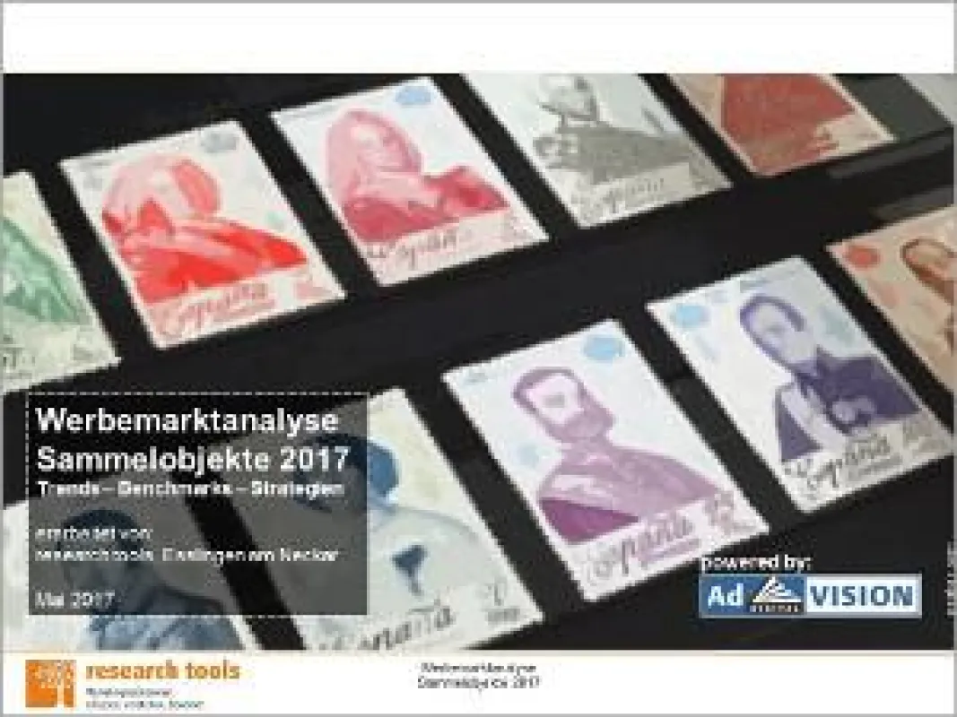 Werbemarktanalyse Sammelobjekte 2017