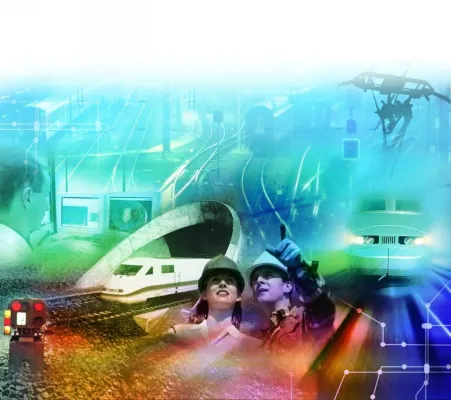 Bild: Nexans-Bahnleitungen für die zügige Energie- und Datenübertragung