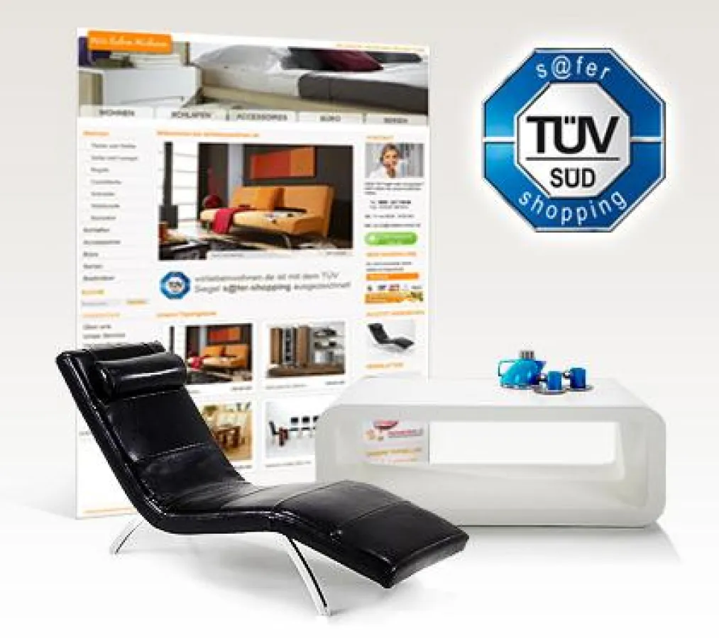 TÜV-Siegel für Online-Shop WirliebenWohnen