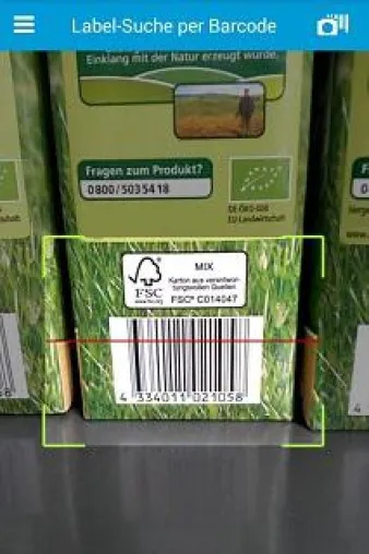 Per Barcode-Scan zur schnellen Label-Info Bild: Per Barcode-Scan zur schnellen Label-Info