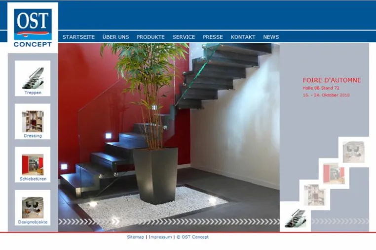 Bild: Informativ und in frischem Design: OST Concept mit neuer Website online