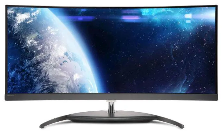 Bild: Volle Sicht: Philips Curved-Monitor umhüllt Blickfeld des Nutzers