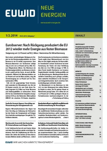 Bild: Eurobserver: Nach Rückgang produziert die EU 2012 wieder mehr Energie aus fester Biomasse