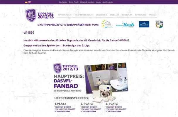 Tippen, mitfiebern und gewinnen Bild: Tippen, mitfiebern und gewinnen