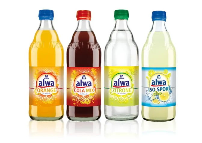 Bild: alwa baut Sortiment für den Festbereich aus Limonaden jetzt auch in 0,5-Liter-Glasflaschen