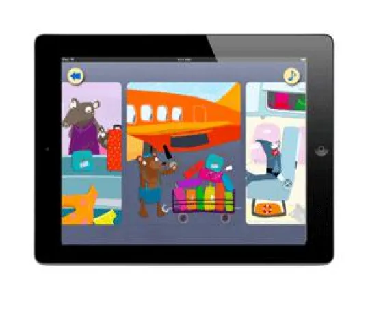 Bild: Meine 1. App – Band 3 Flughafen für den Deutschen Kindersoftwarepreis 2014 nominiert