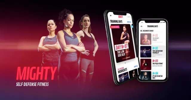 Bild: Neue Fitness-App Mighty ermutigt Frauen sich zur Wehr zu setzen; Startet besonderes Angebot zum Frauentag