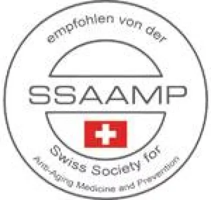 Bild: Qualitätssiegel der Swiss Society For Anti-Aging Medicine And Prevention erhalten