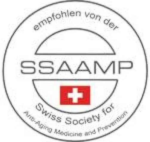 Bild: Qualitätssiegel der Swiss Society For Anti-Aging Medicine And Prevention erhalten