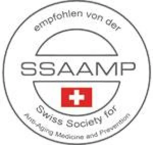Bild: Qualitätssiegel der Swiss Society For Anti-Aging Medicine And Prevention erhalten