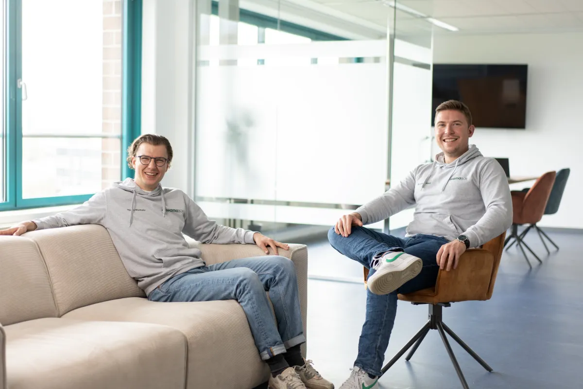 (v. l. n. r. Henry Warkehr und Nicolas Matzat)