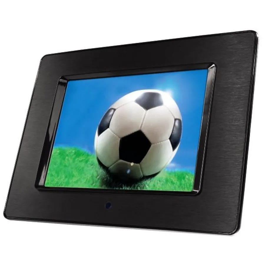 Schöne, neue Technik. Der Digitalbilderrahmen von Hama empfängt auch DVB-T-Fernsehen