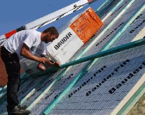Bild: Dichten, dämmen, begrünen -Topthema bei Neubau und Sanierung