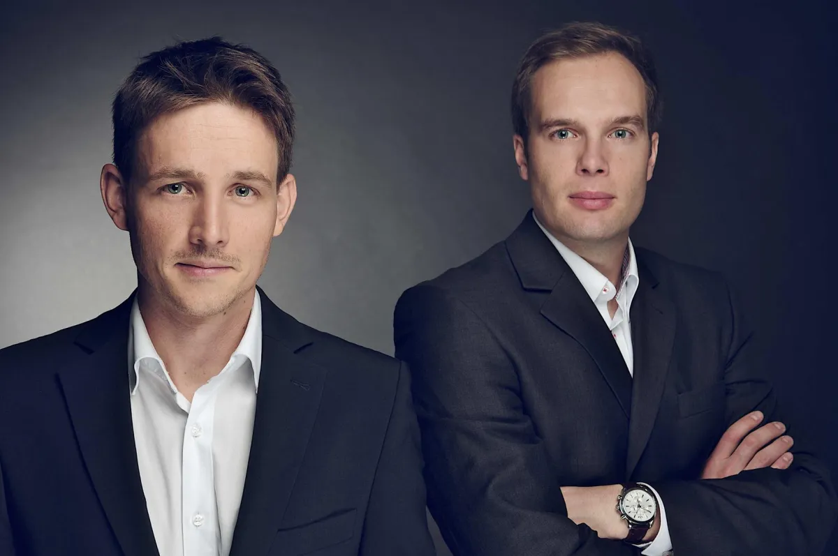 Jeremie Couix und Sebastian Hahn, Gründer der HC Capital Advisors GmbH.