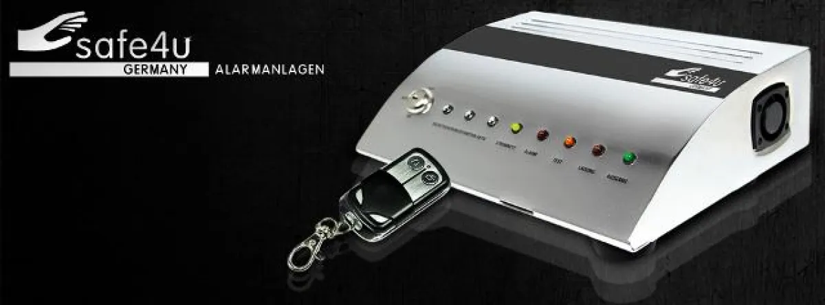 Innovatives kabelloses Alarmsystem safe4u