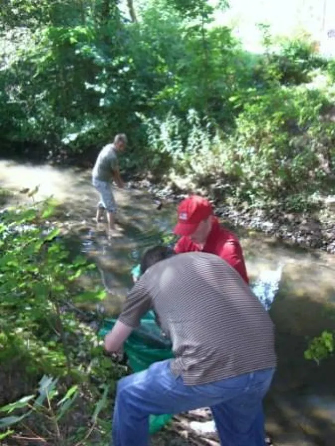 vlnr: Bernhard Gandolf, Marc Stoßberg (beide eisq) und Oliver Rosser (CGL Computer) in Aktion