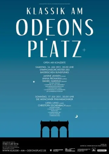 Bild: Klassik am Odeonsplatz mit Weltklasse-Künstlern und Münchens Top-Orchestern: 16. + 17. Juli 2011