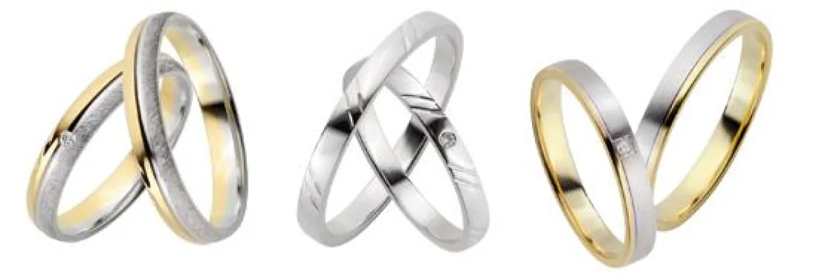 (Modelle 51021, 03451, 51018) Rauschmayer-Trauringe 