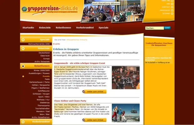 Bild: Das Festival schräger Töne - gruppenreisen-clicks.de zur Deutschen Guggenmusik-Meisterschaft im Europa-Park