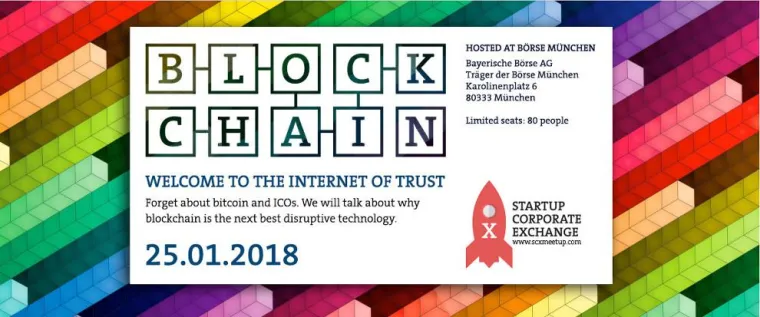 Bild: Diskussionsrunde zum Thema Blockchain am 25. Januar bei der Börse München